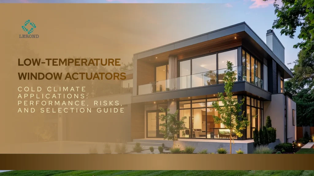 Low-Temperature Window Actuators for Cold Climate Applications_ Performance, Risks, and Selection Guide