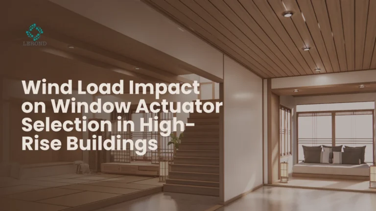 Wind Load Impact on Window Actuator Selection in High-Rise Buildings