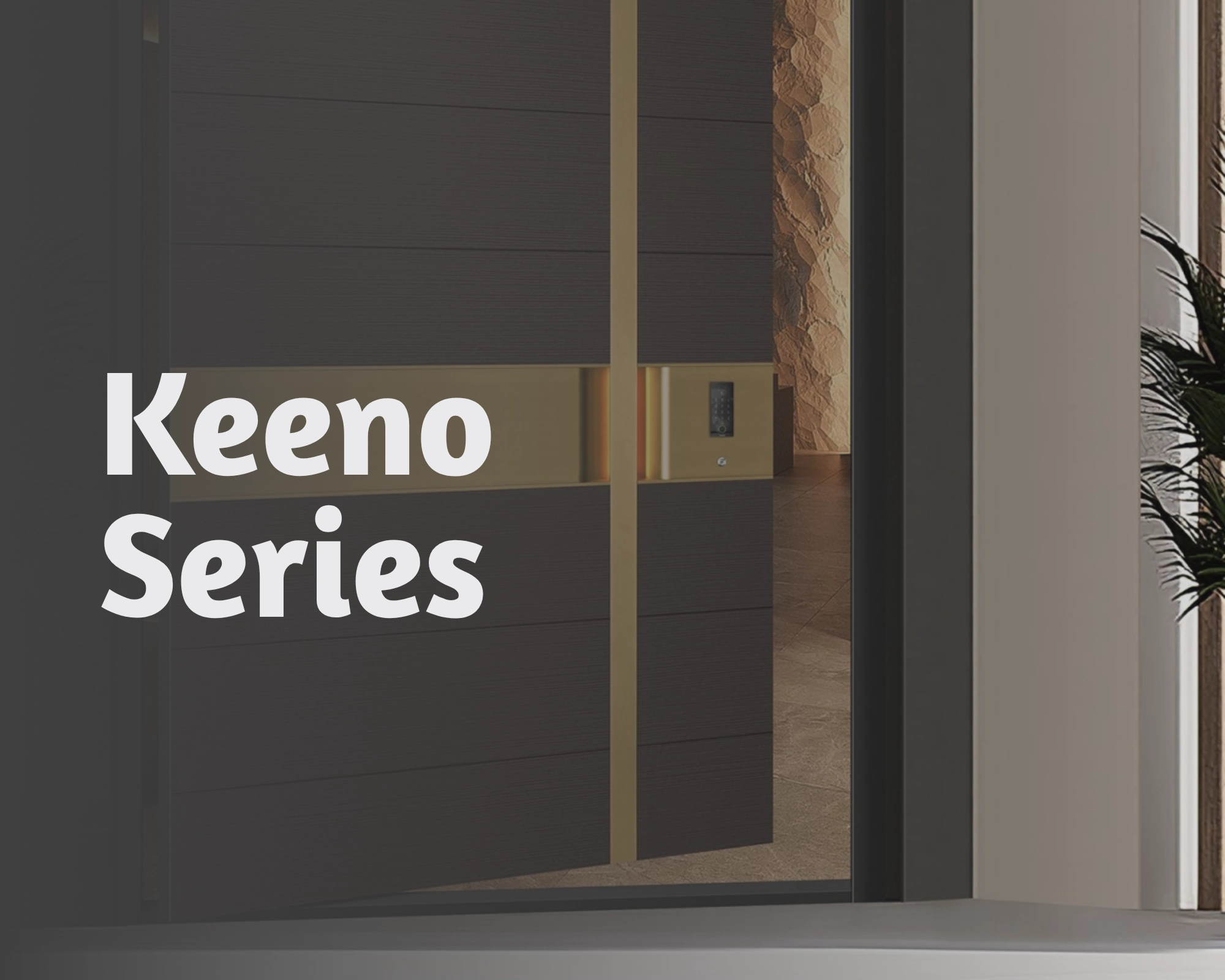 Hardwired Smart Door Lock Systems for Villas & Commercial Projects | Keeno Series
